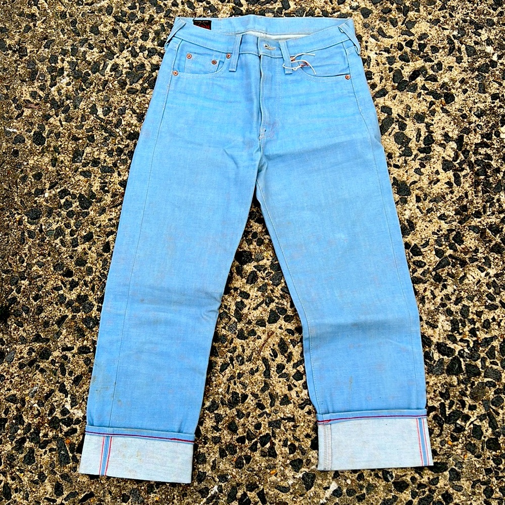 Extremely Rare. Raw. Evisu Jean. Selvage. Size 28. Lot 051x51